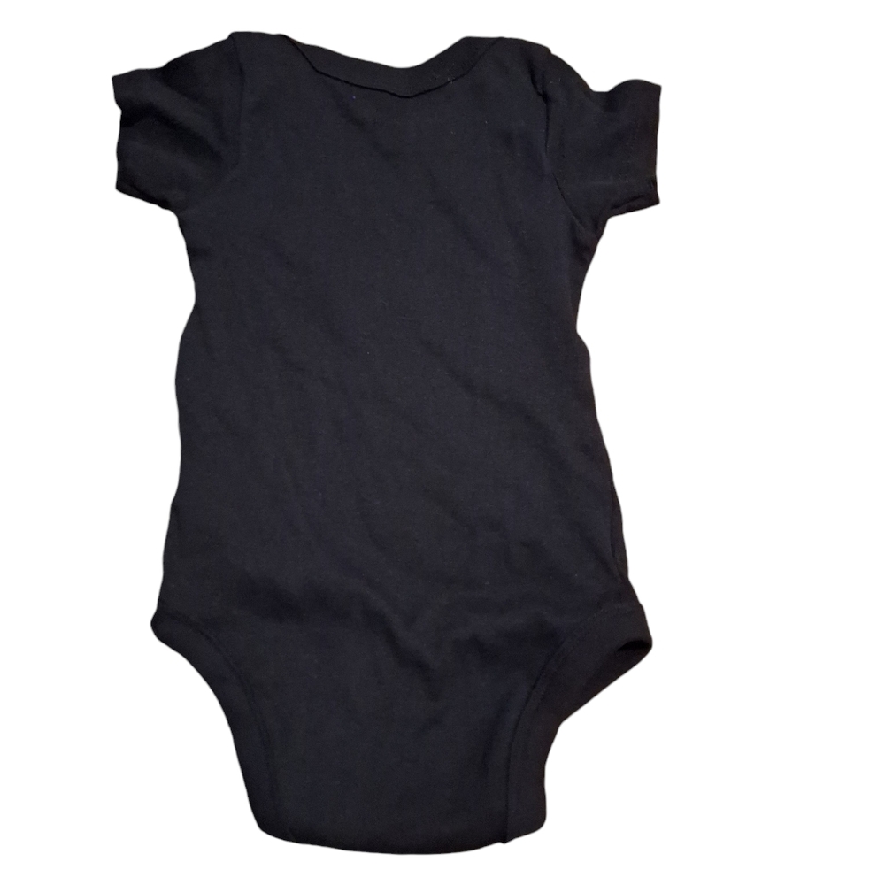 Pre owned Black  and Gold Jordan onesie 0-6 months - Picture 2 of 4